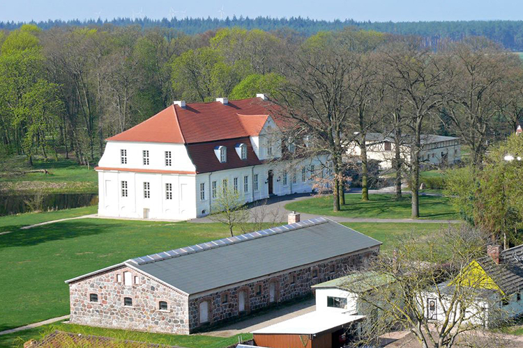 Vogelperspektive Jagdschloss Kotelow